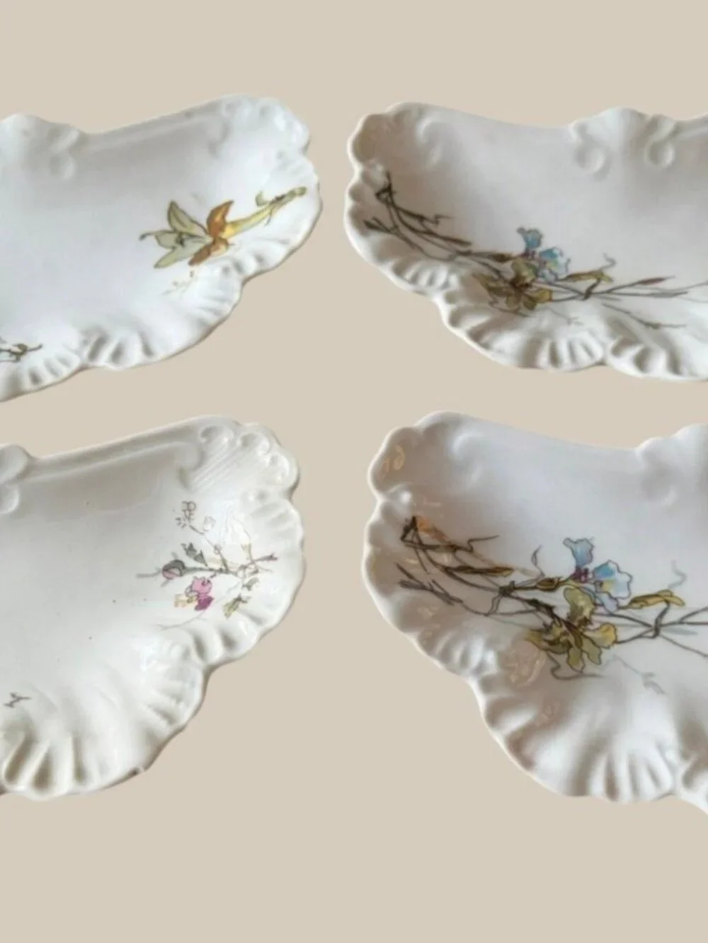 Limoges lanternier floral